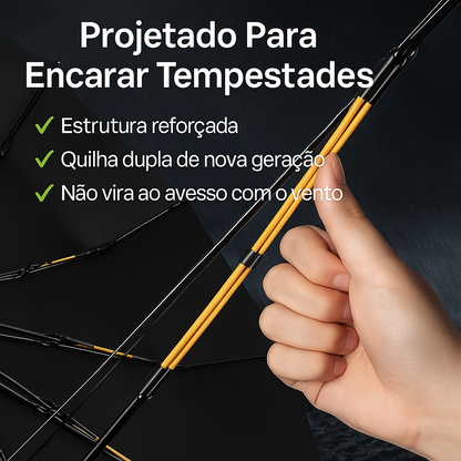 Guarda Chuva Automático Resistente - Proteção UV 100%