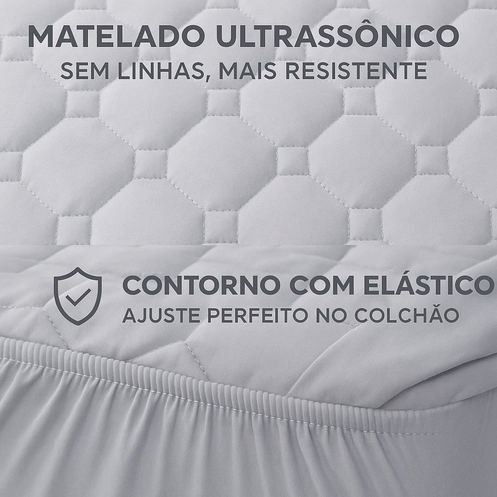 Conjunto Premium Capa Protetora + 2 Fronhas