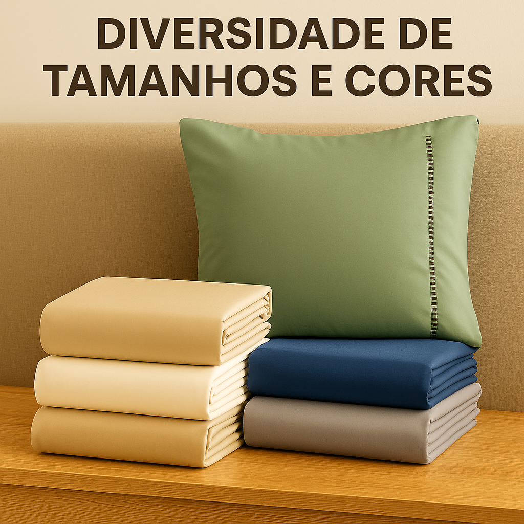 Lençol Premium 400 Fios Acetinado + 2 Fronhas